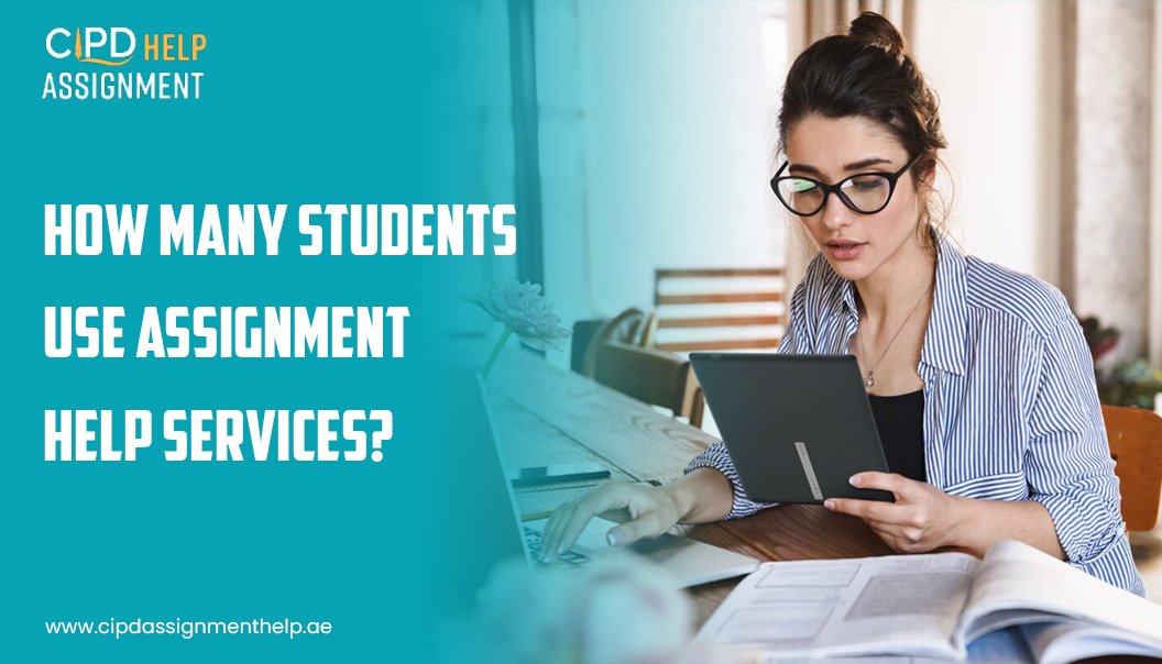 How many students use assignment help services