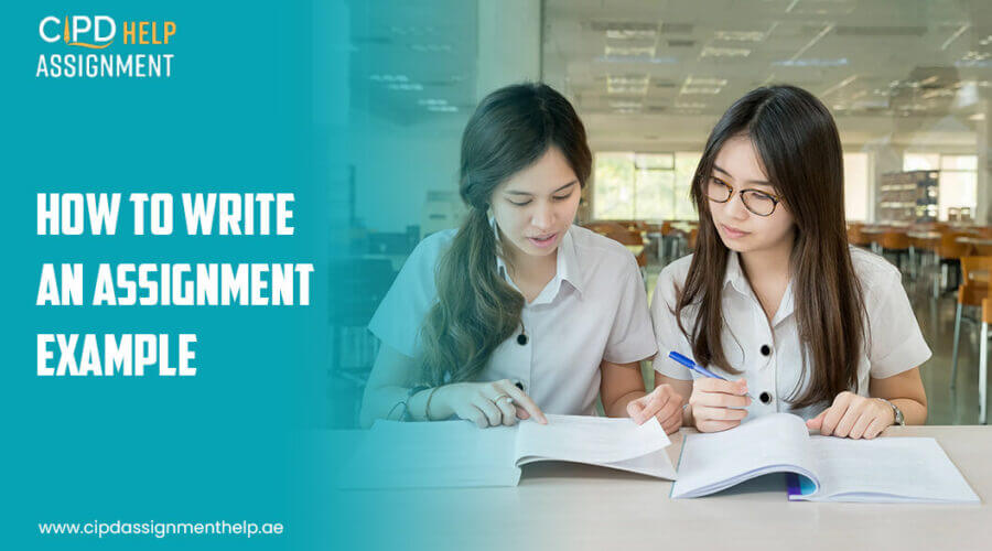 How to Write An Assignment Example
