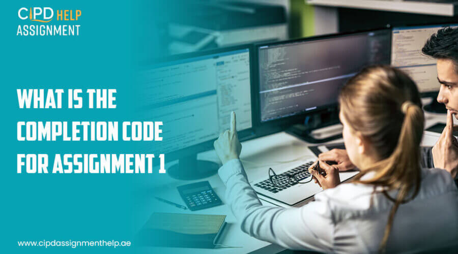 What is the Completion Code for Assignment 1